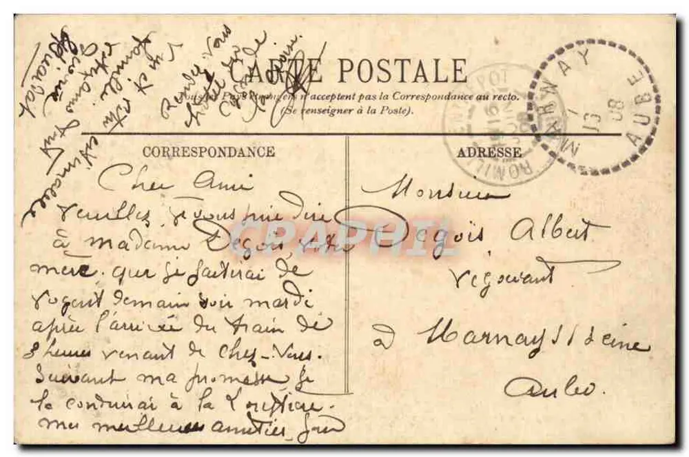 PARIS — O Arco do Triunfo e os Campos-Élisée — LL. - Verso