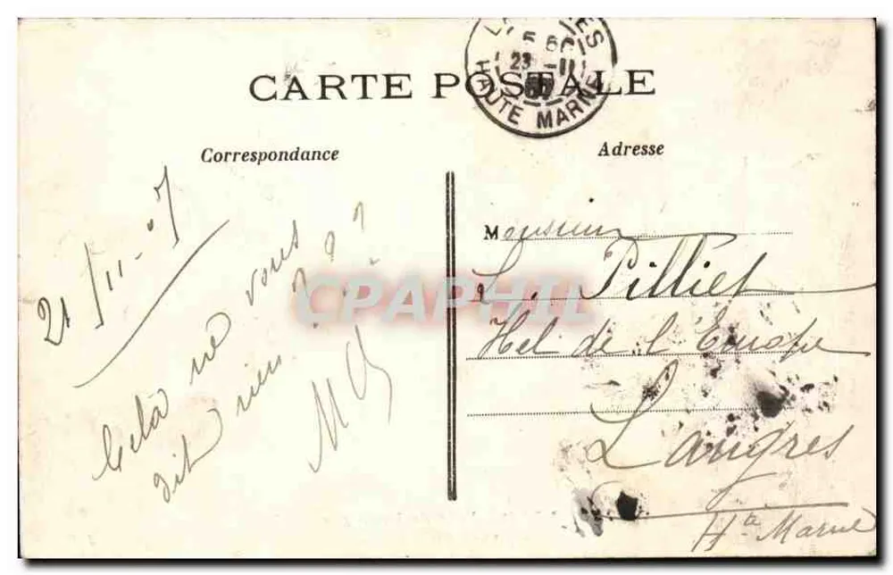 PARIS - Bois de Boulogne — Ein Eckbereich des Sees — n° 720 - Rückseite