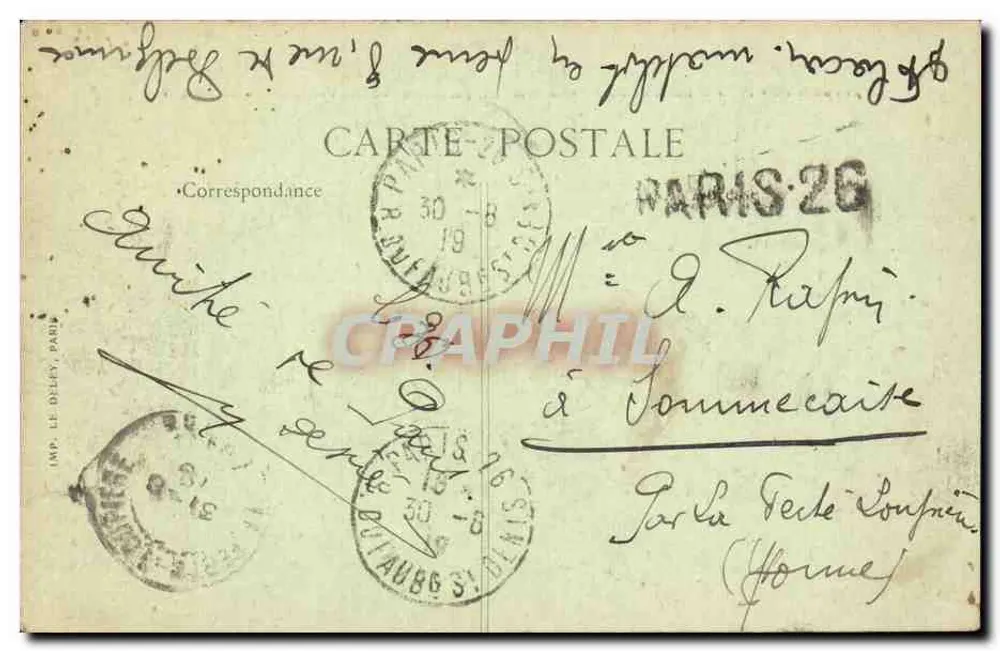 Paris — Île de la Cité und Pont-Neuf — 400 t. — Imp. Le Délis, Paris - Rückseite