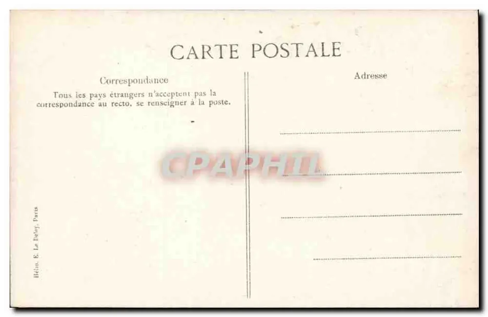 Paris — Porta Saint-Denis — Editor E. La Dany, Paris, n°24 - Verso