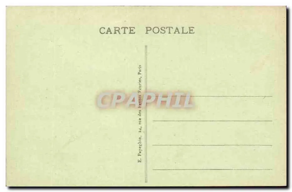 Paris - A Avenida dos Champs-Élysées e o Arco do Triunfo - A.P. - Verso