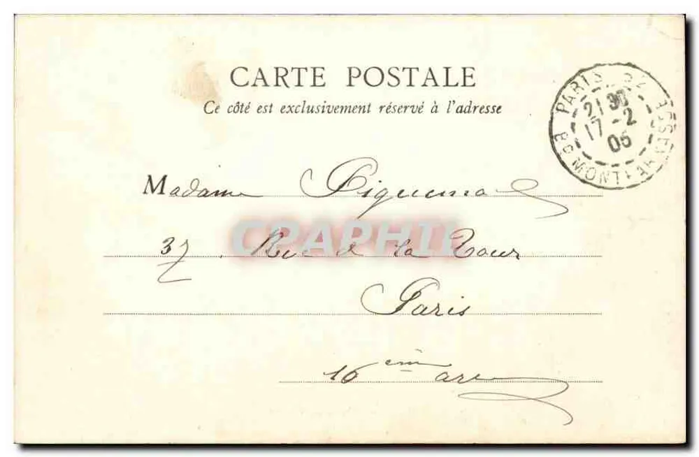Paris - Museu de Cluny — E.R., Paris, n°69 - Verso
