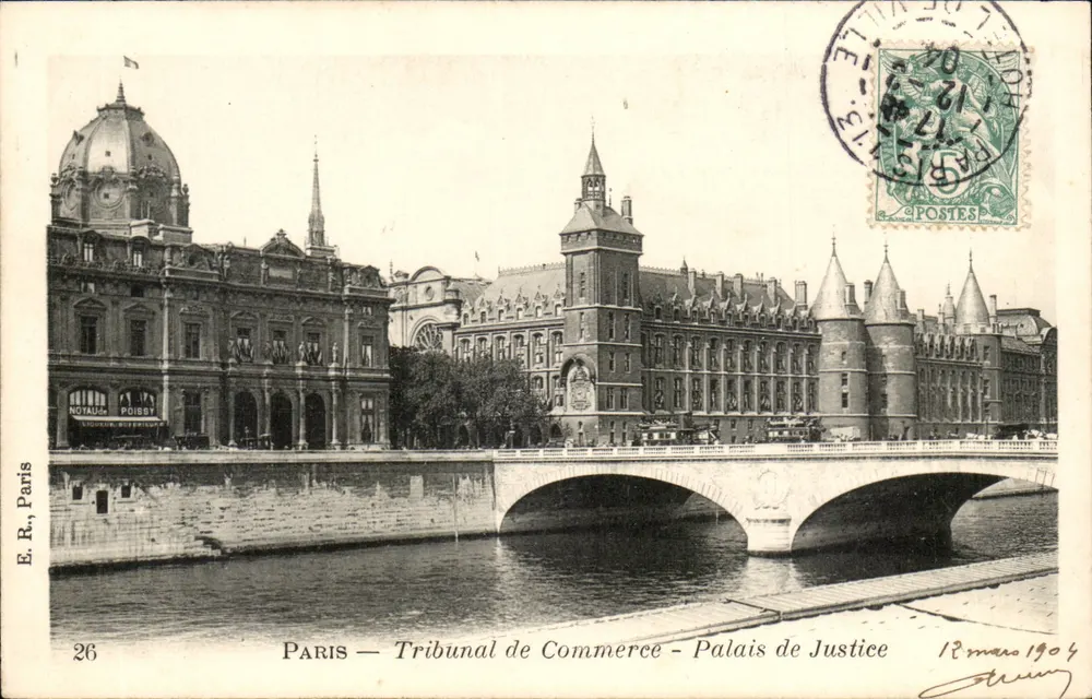 Paris — Handelsgericht - Palast der Gerechtigkeit — E.R., Paris, n°26 - Vorderseite