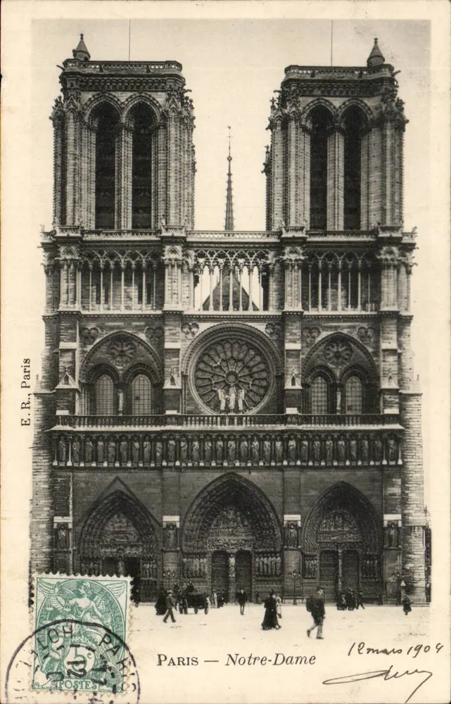 Paris — Notre-Dame — E.R. Paris - Frente