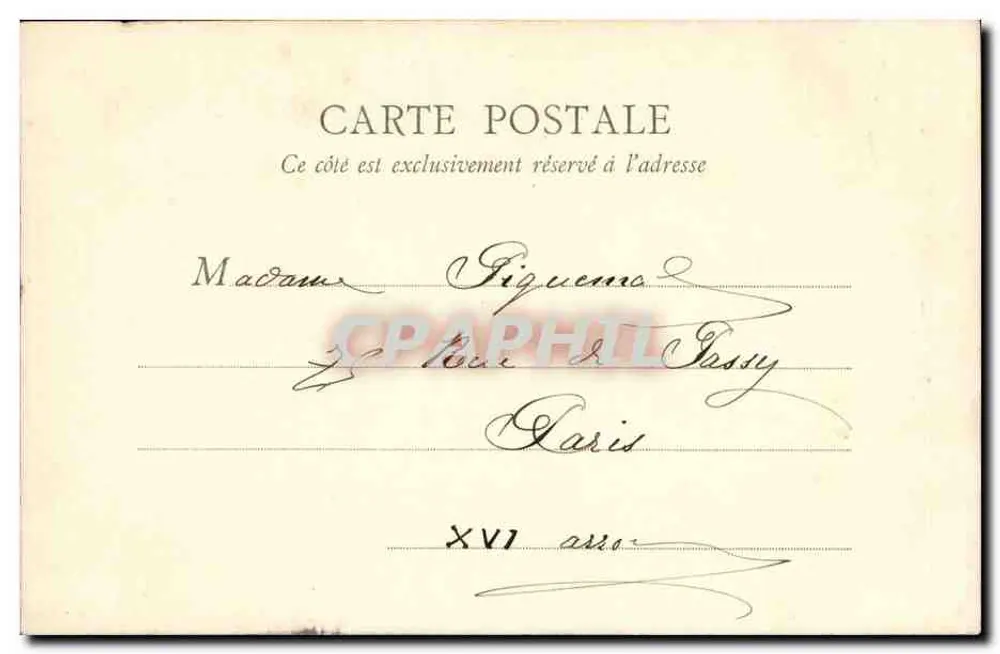 Paris — Notre-Dame — E.R. Paris - Verso