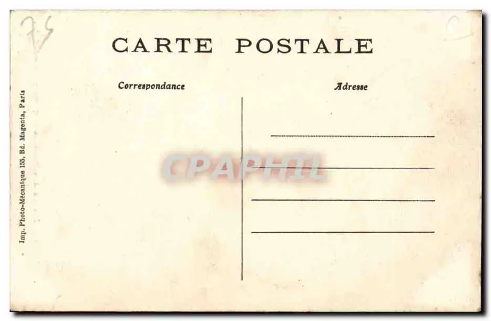 PARIS — Jardin des Plantes L'Hippopotame Kako — n°297 - Rückseite