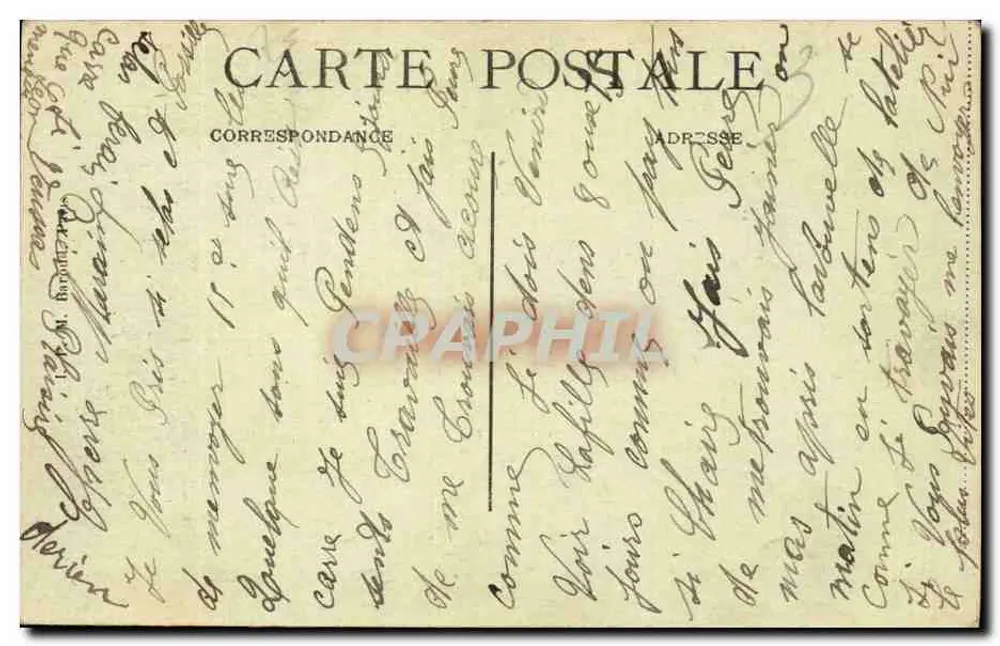 Paris - Jardin des Plantes - Hippopotamus von Senegal — Verlag Sempé, Nr. 213 - Rückseite