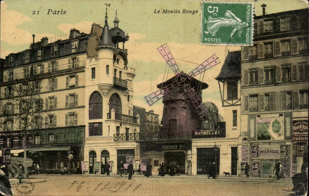 O Moulin Rouge — Paris — Imp. L. Duvhle & Cie - Frente