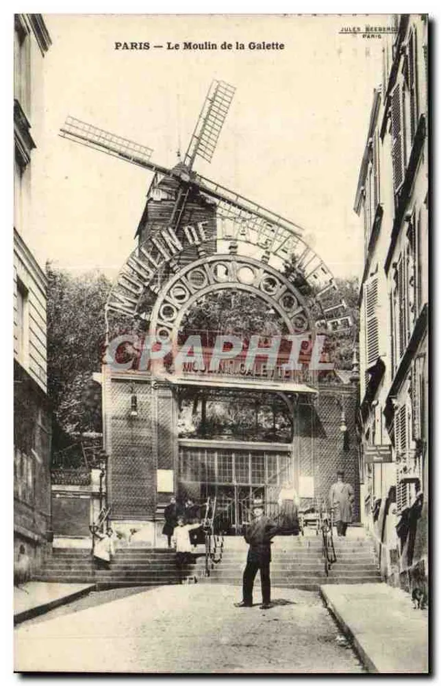 PARIS — O Moulin de la Galette — JULES BRÉDEBENS - Frente
