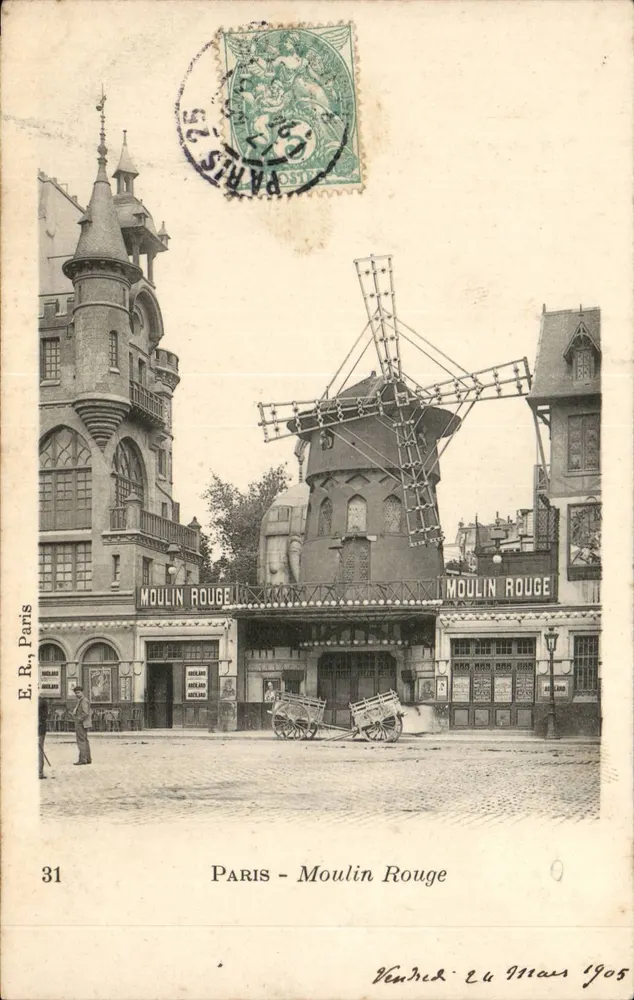 Paris - Moulin Rouge — editor E.R. Paris, n°31 - Frente