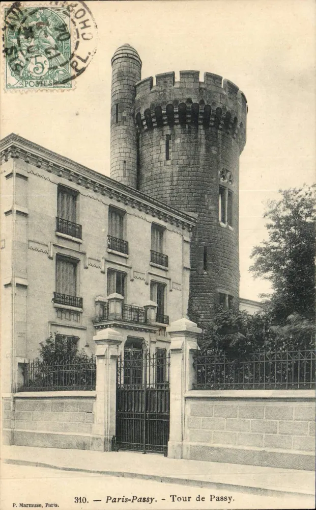 Paris-Passy — Torre de Passy — P. Marmuse, Paris, n°310 - Frente
