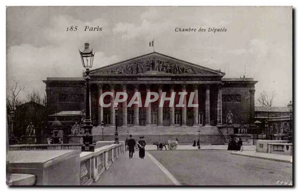 Sala dos Deputados — Paris — editor L. D. F. - Frente