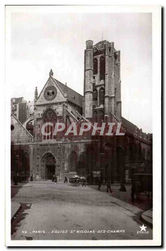 Paris — Kirche Saint-Nicolas-des-Champs — Étoile - Vorderseite