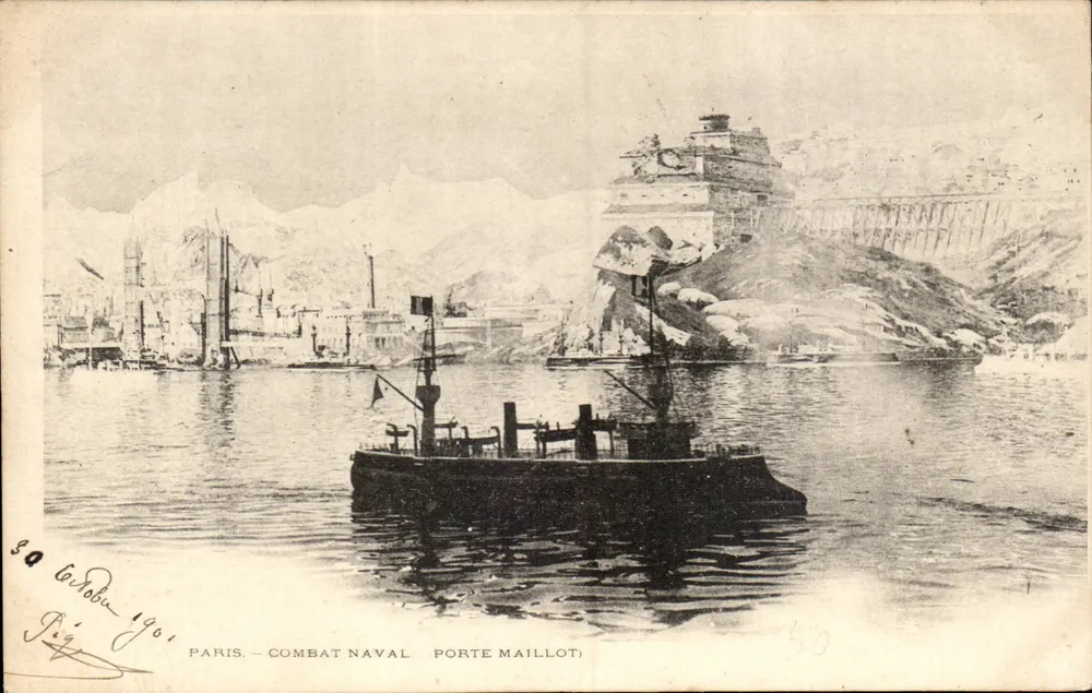 Parigi — Battaglia navale Porte Maillot — Imprimerie Parisienne - Recto