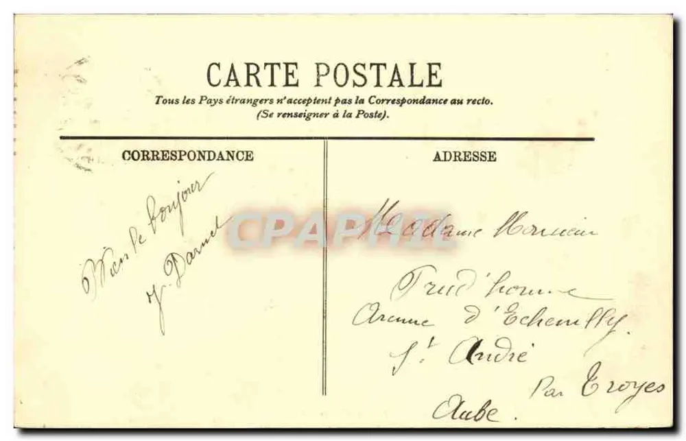 PARIS — Boulevards Saint-Martin e Saint-Denis — LL. - Verso