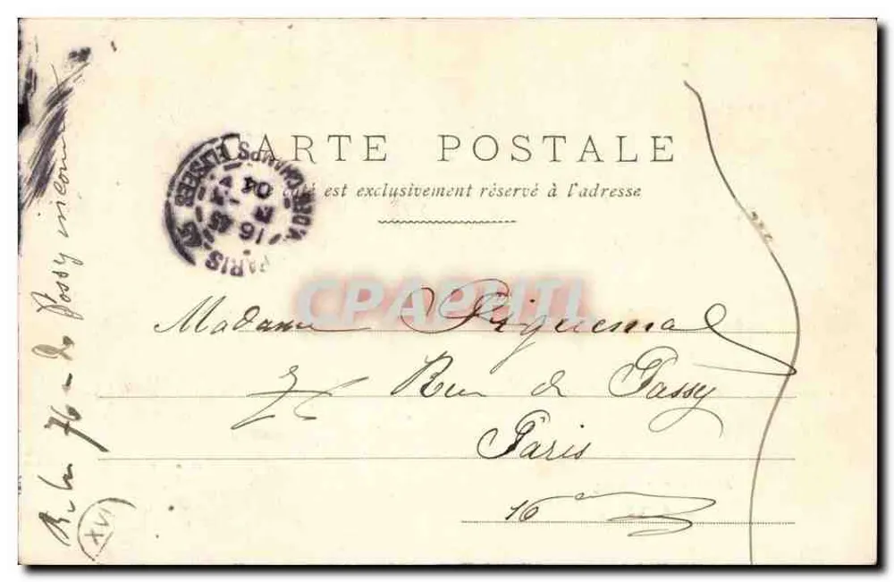 Teatro Marigny — Paris — editor desconhecido, n° 70 - Verso