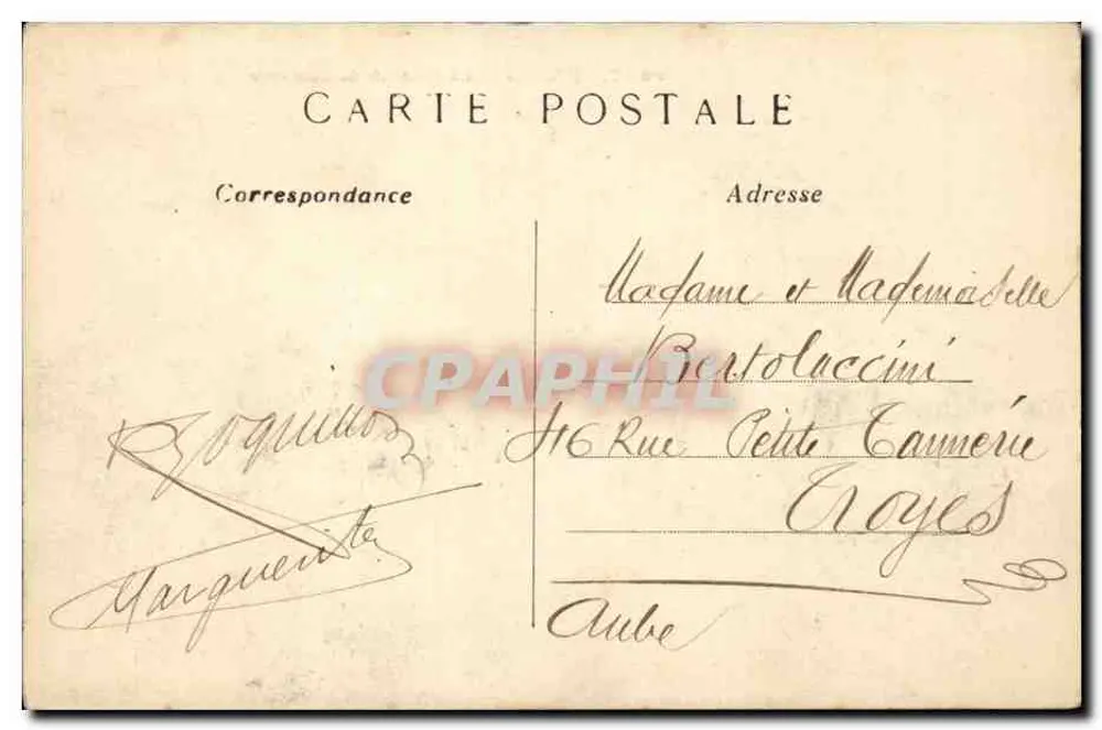 Paris — Die Place de la Concorde — C. Nr. 2067 - Rückseite