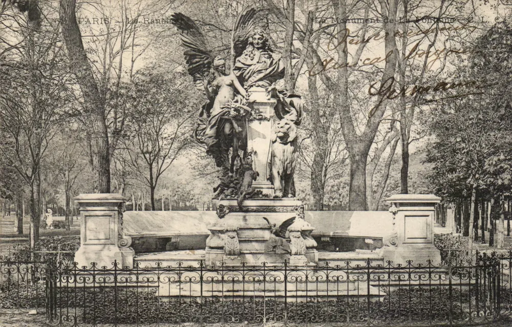 Paris - La Ranelagh - O Monumento da Fontaine - E. L. C. - Frente