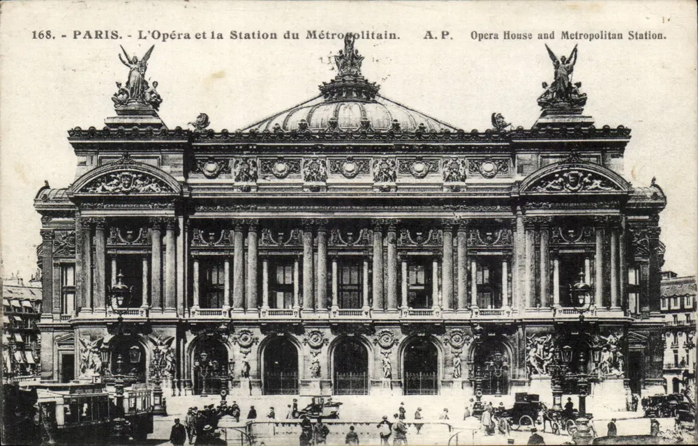 Paris - Das Opernhaus und die U-Bahn-Station — A.P. — n° 168 - Vorderseite