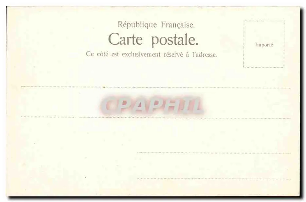 Place de la République e monument de Gambetta — Paris — editor desconhecido, número de série 101 - Verso