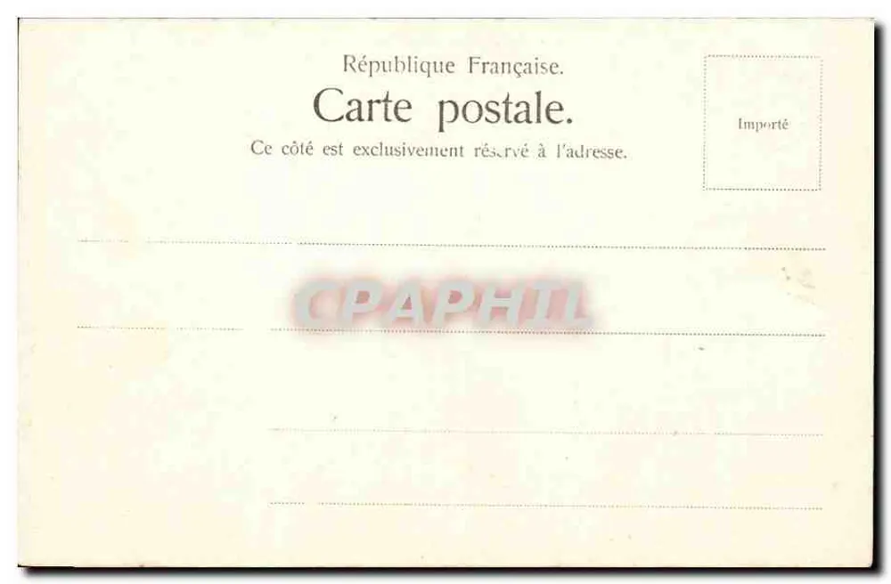 A Sorbonne — Paris — Léon J. Durieu, Editora, Paris, n° 114 - Verso