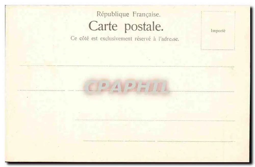 Iglesia del Sagrado Corazón — París — editor desconocido, número de serie 130 - Reverso