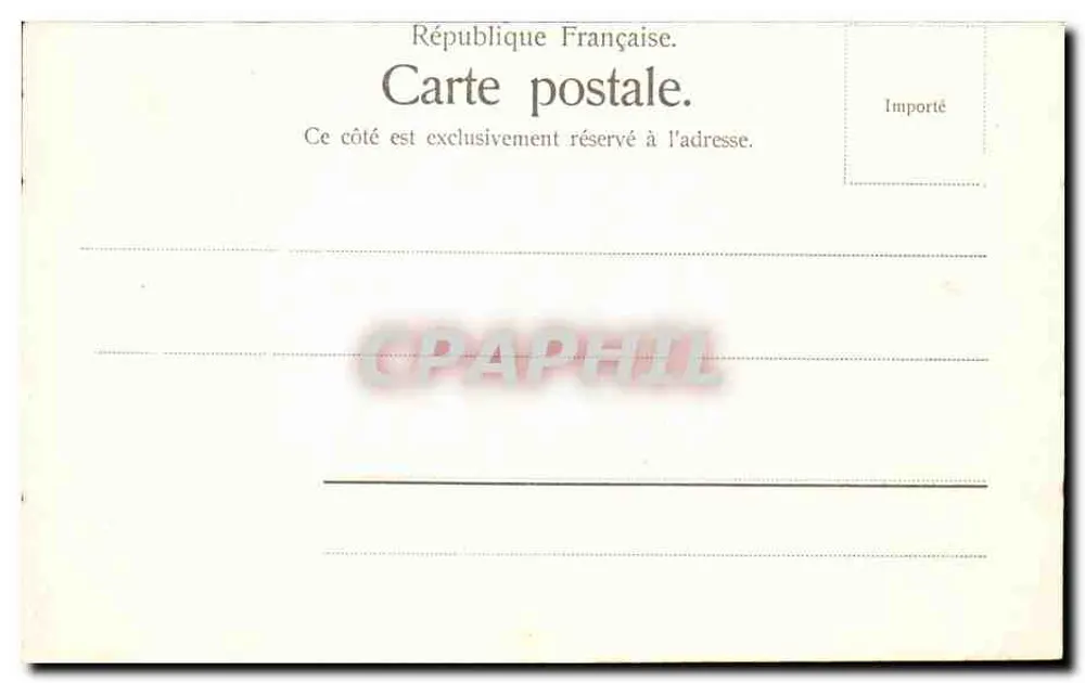 Igreja de Saint-Laurent — Paris — Graphphil, n° 132 - Verso