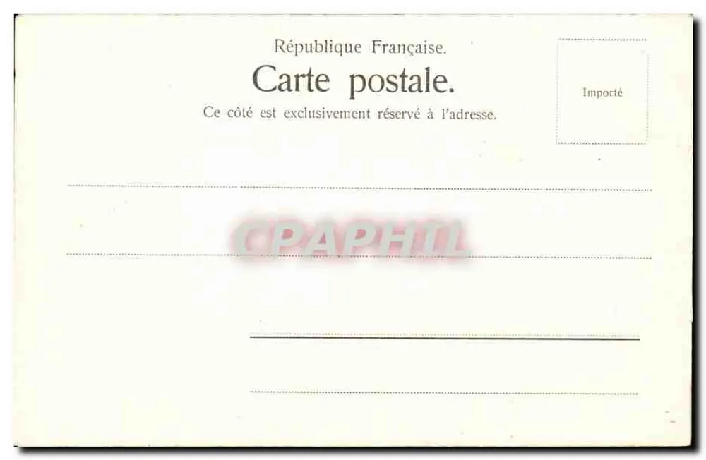 Porta Saint-Martin — Paris — editor desconhecido, n° de série 135 - Verso