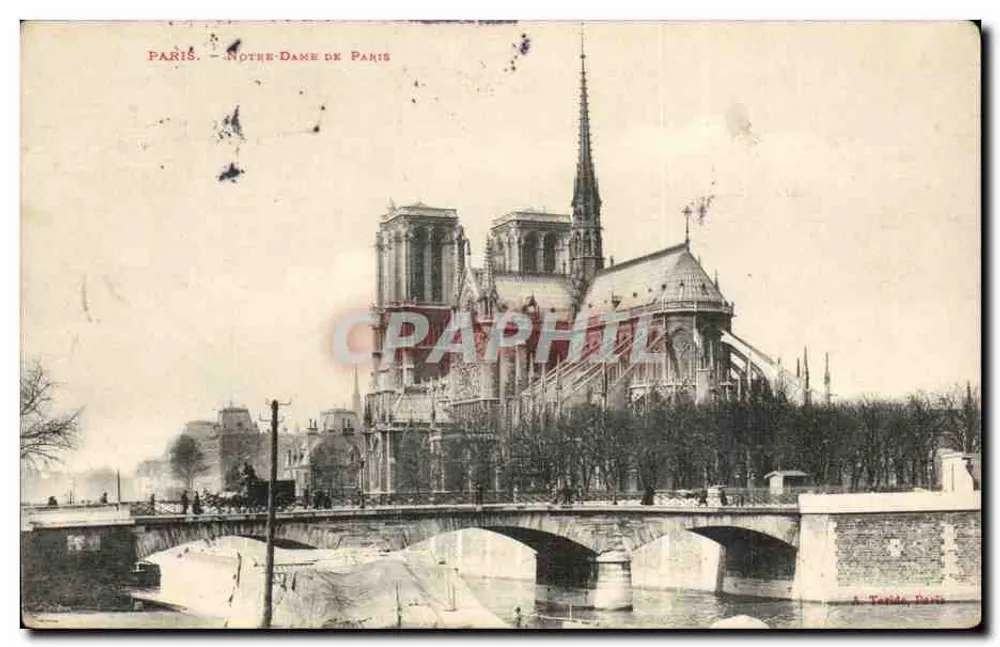 Paris — Notre-Dame de Paris — A. Teppe, Paris - Frente