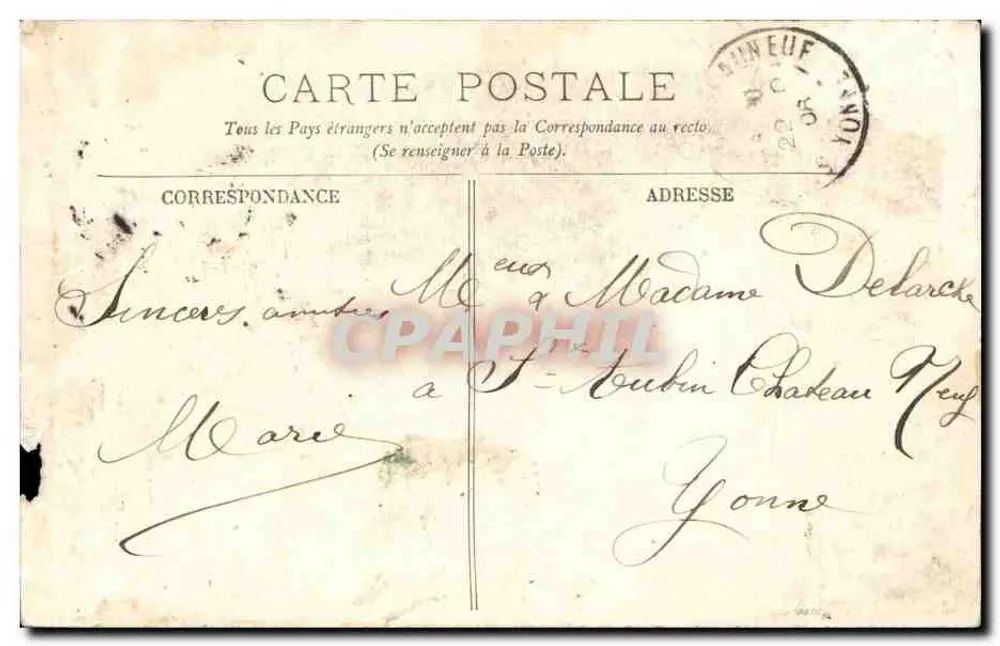 Paris — Fachada da Catedral de Notre-Dame — LL. n°127 - Verso