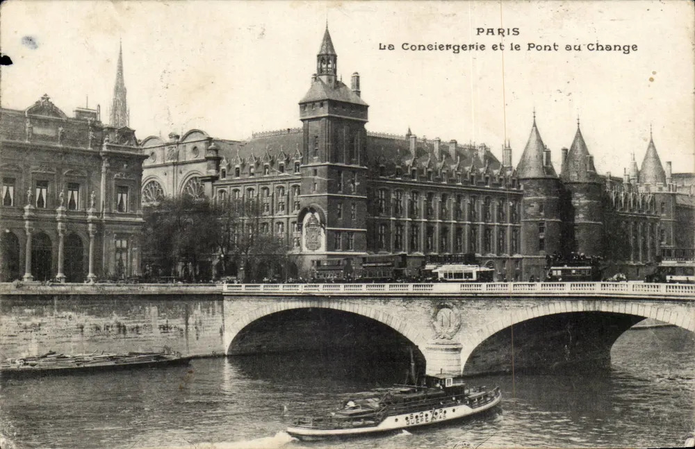 Paris — Die Conciergerie und der Pont au Change — Verlag unbekannt - Vorderseite