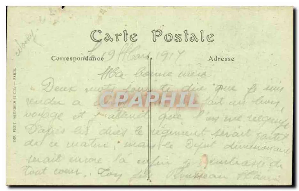 Paris — O Hotel de Ville — ND. Fot. - Verso