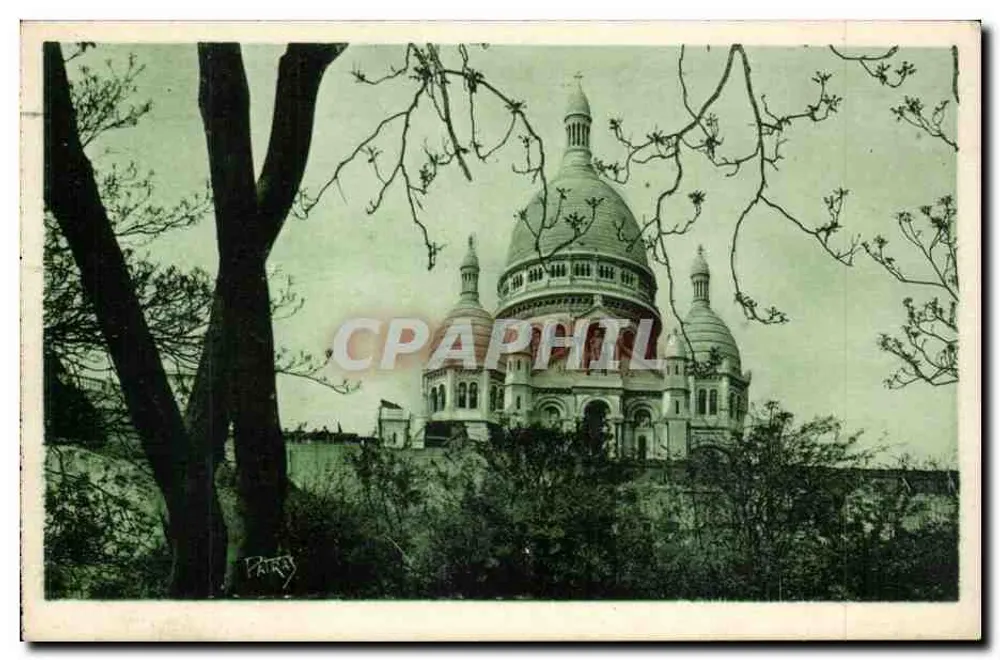 Sacre-Cœur de Montmartre — Ansicht von unten — Verlag Patray, Nr. 45 - Vorderseite