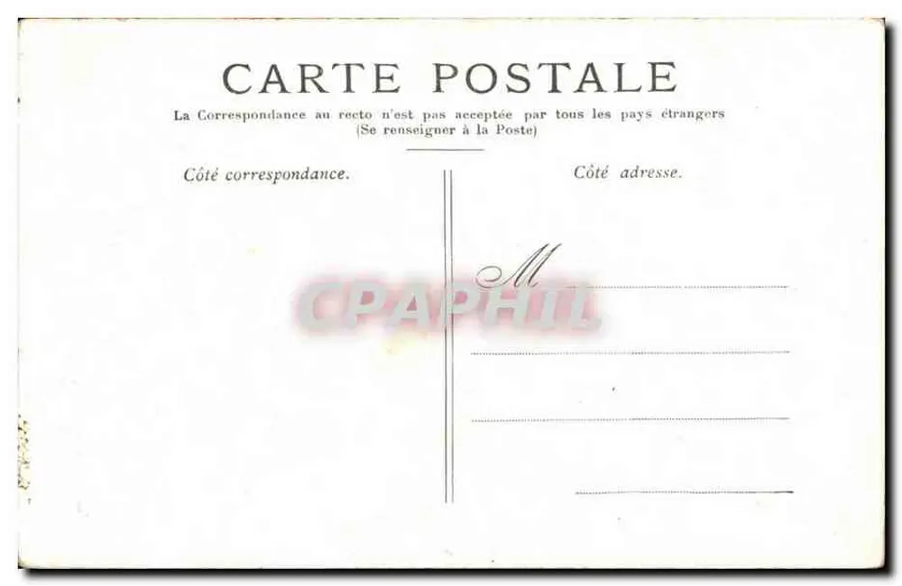 PARIS — O Panteão — Lux Grande École da Renascença - Verso