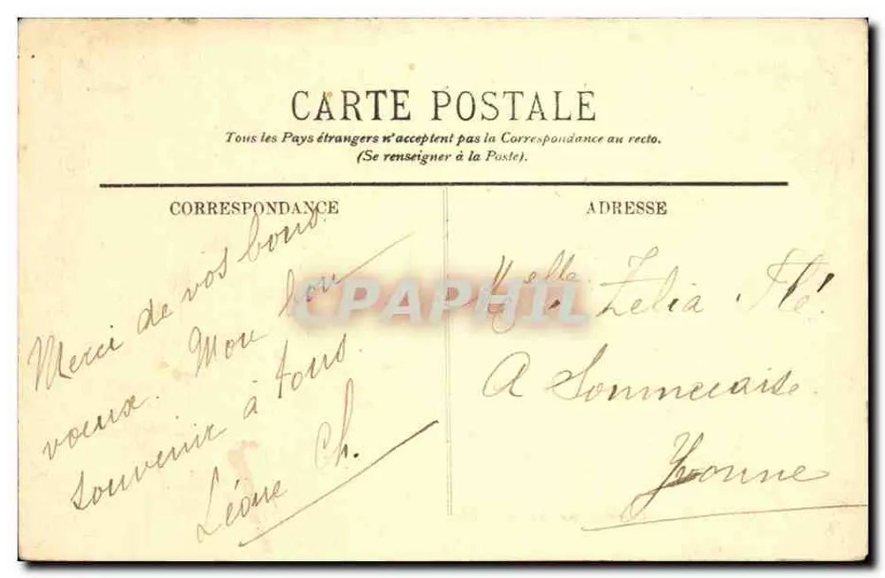 PARIS — A Colunata do Louvre — LL - Verso