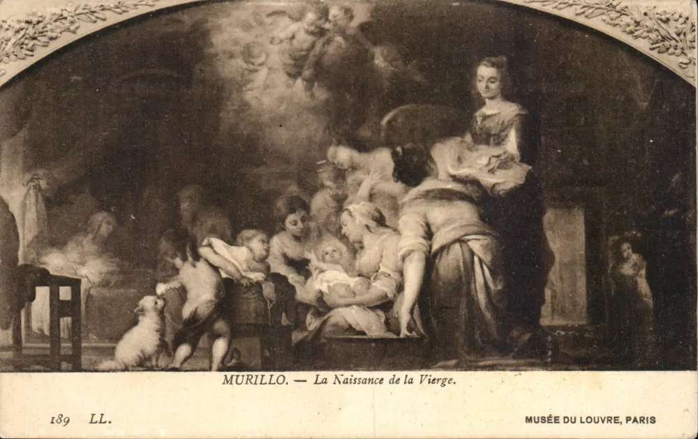 A Nascença da Virgem — Murillo — Museu do Louvre, Paris - Frente