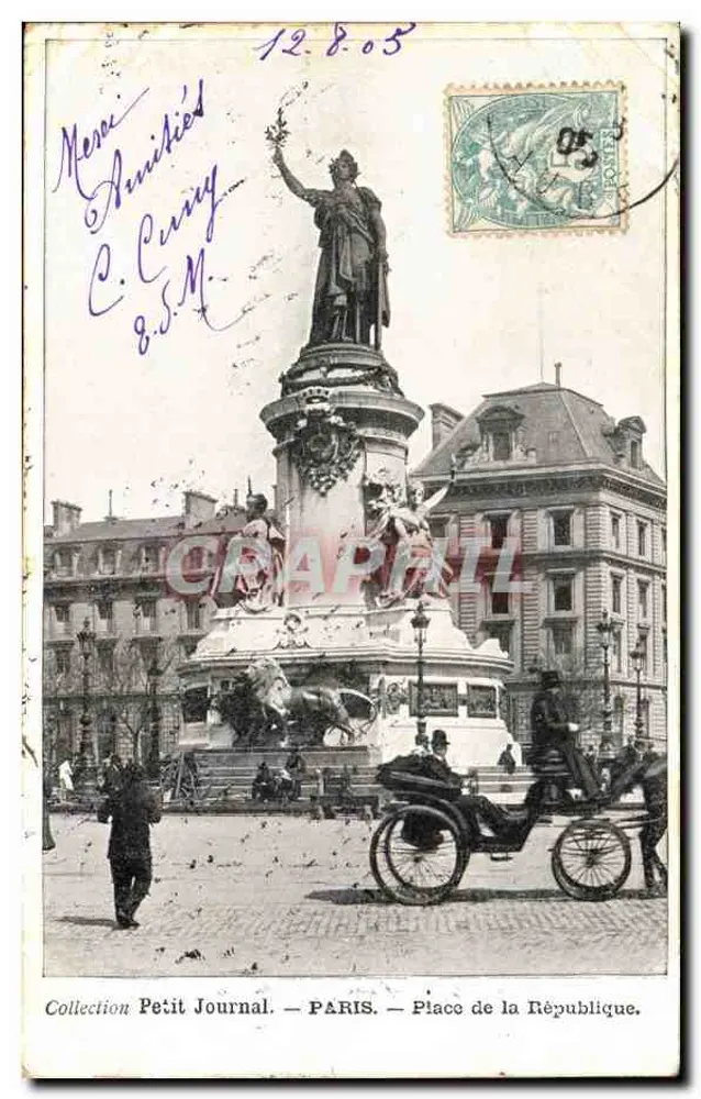Place de la République — Paris — Collection Petit Journal - Frente