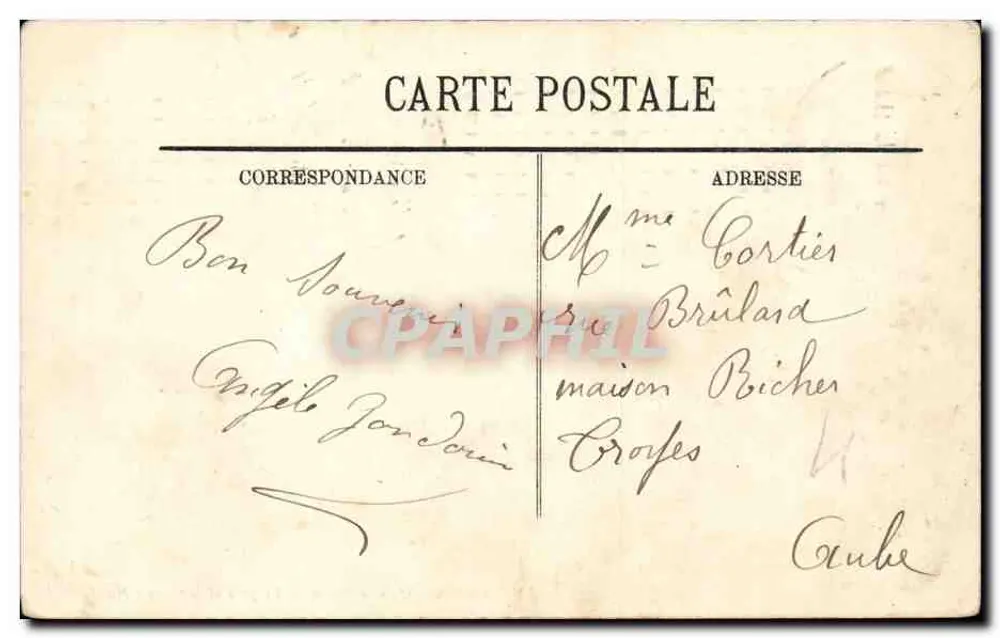 Paris (IXe) - La Place de l'Opéra et le Grand Hôtel — LL. n°74 - Verso