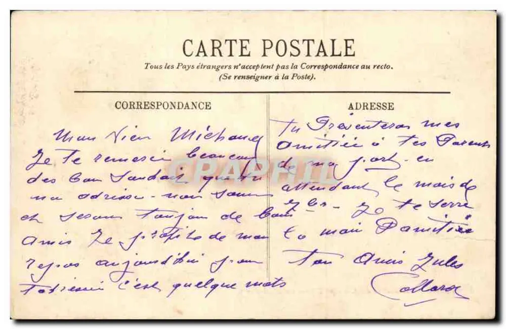 PARIS — Die Avenue des Champs-Élysées am Rond-Point — LL, n°5 - Rückseite