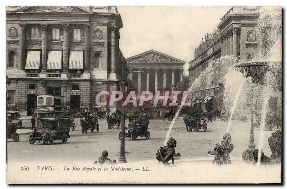 Paris — La Rue Royale und die Madeleine — LL. - Vorderseite