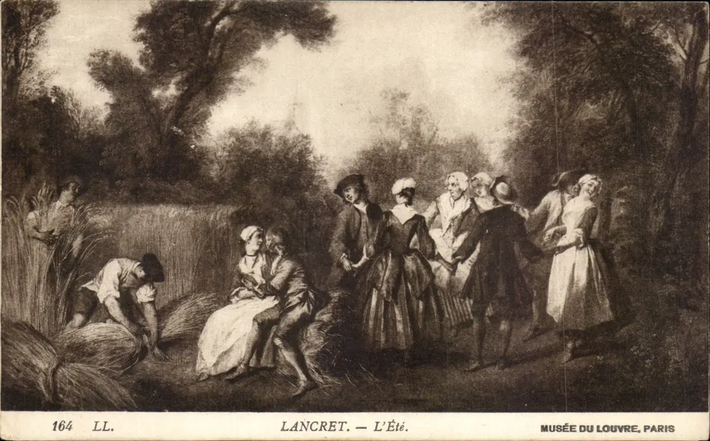 Lancret — De Zomer — Musée du Louvre, Parijs - Voorkant