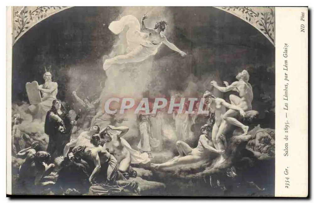 As Linnéas — Salão de 1895 — por Léon Glaire, ND Phot - Frente