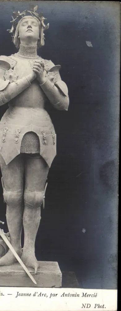 Jeanne d'Arc, von Antonin Mercié — Paris — ND Pbot. - Vorderseite