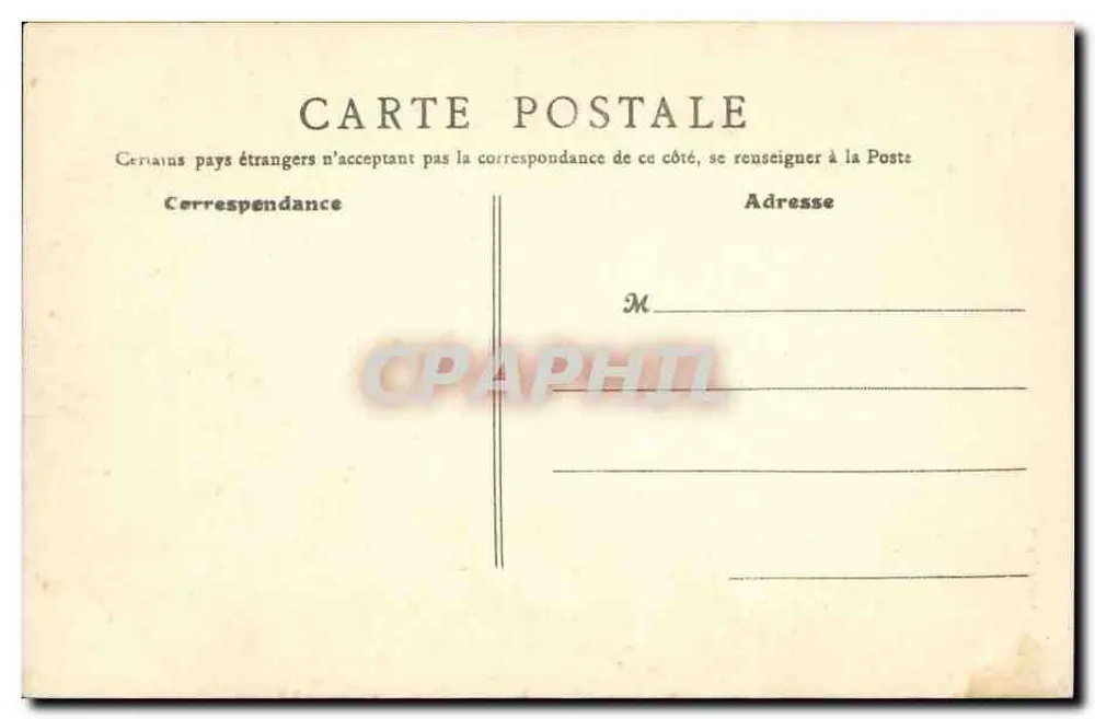 Paris - Estátua da República — B. F., Paris, n° 532 - Verso