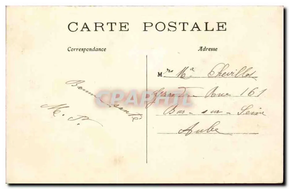 Paris — O Boulevard de la Madeleine — C.M. n°95 - Verso