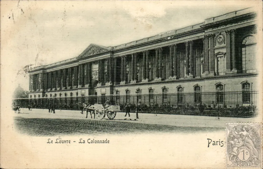 Das Louvre - Die Colonnade — Paris — Verlag nicht sichtbar - Vorderseite
