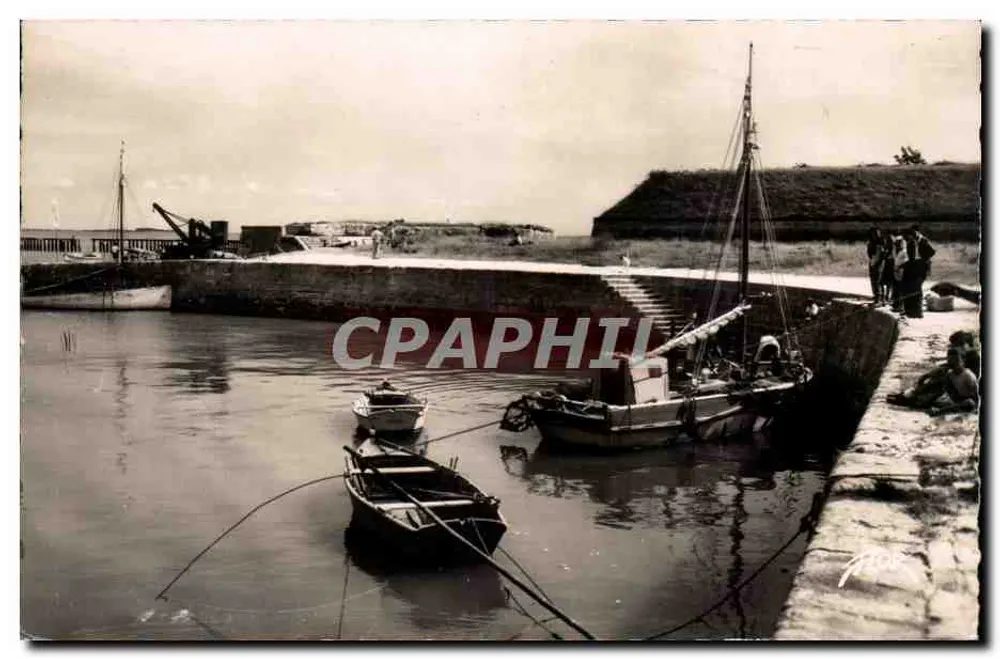 Le Port — Ilha de Yeu — Foto Verdadeira - Frente
