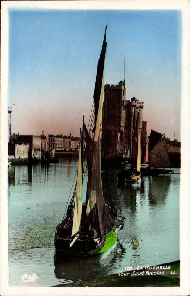 La Rochelle — Torre de São Nicolau — editor Cap, n° 182 - Frente
