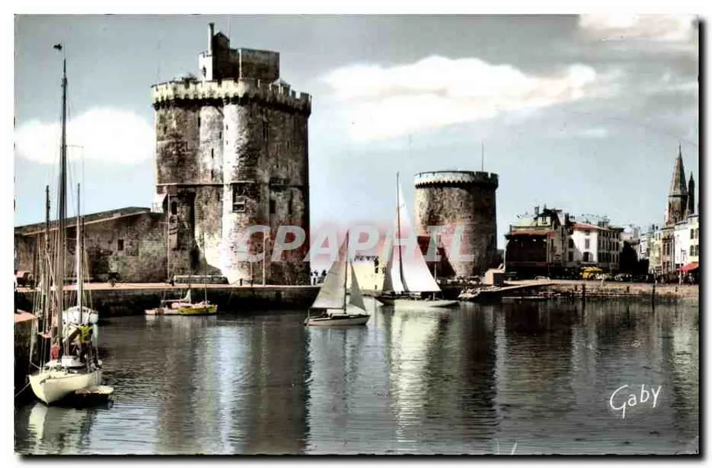 La Rochelle — Die Türme am Hafenportal — Artauc Tarn et Fils, Nantes - Vorderseite