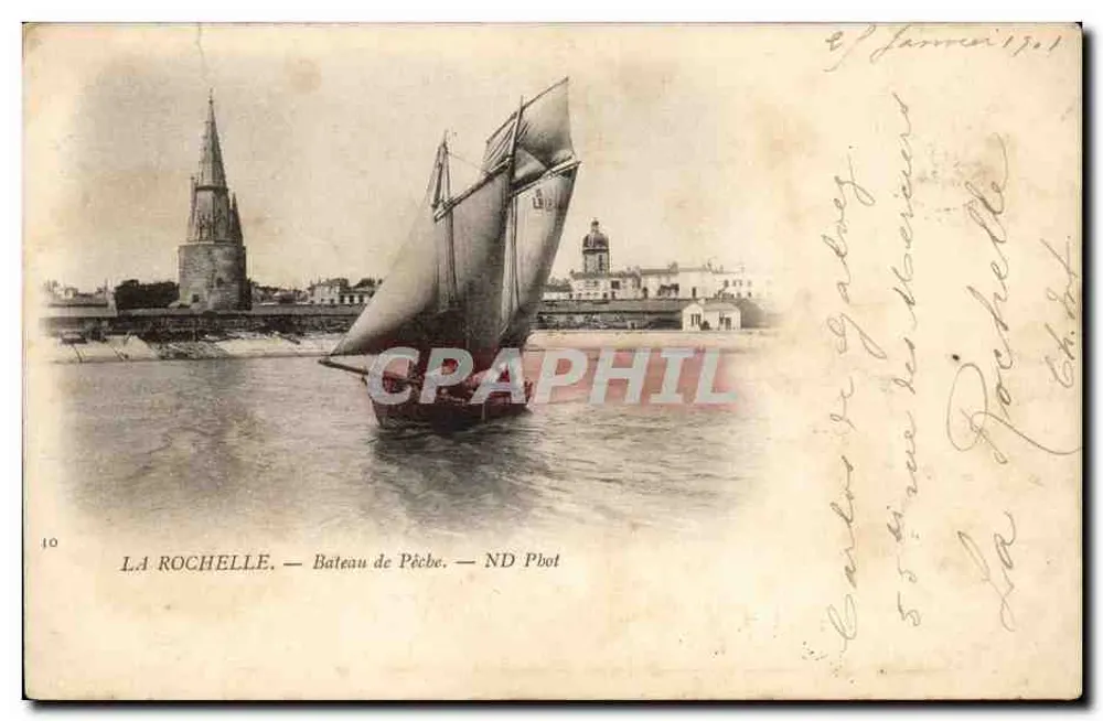 La Rochelle — Embarcação de Pesca — ND Phot - Frente